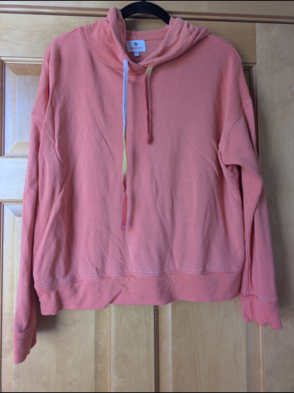 Sundry Coral Hoodie Sweatshirt - Women’s Casual Pullover